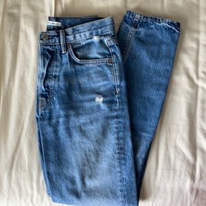 GRLFRND Karolina 53 Distressed Vintage Boyfriend Jeans